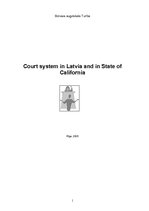 Research Papers 'Court System in Latvia and USA', 1.