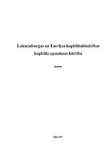 Research Papers 'Luksemburgas un Latvijas kapitālsabiedrības kapitāla apmaksas kārtība', 1.