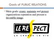 Presentations 'Public Relations Campaign: Description and Efficiency', 3.