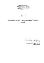 Research Papers 'Biznesa restrukturizācija kā finansiālo problēmu risināšanas metode', 1.