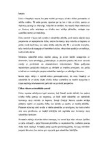 Essays 'Etika: morāles principi un cilvēka rīcība mūsdienu un nākotnes sabiedrībā', 1.