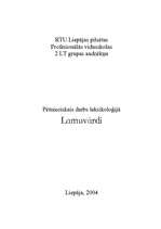 Research Papers 'Lamu vārdi', 1.