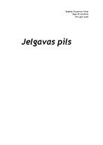 Research Papers 'Jelgavas pils', 1.