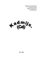 Research Papers 'Kadmijs (Cd)', 1.