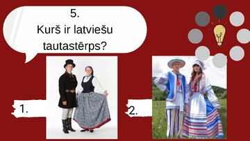Presentations 'Spēle "Cik daudz tu zini par latviešu kultūru, tradīcijām?"', 10.