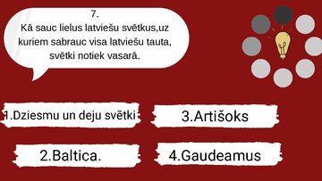 Presentations 'Spēle "Cik daudz tu zini par latviešu kultūru, tradīcijām?"', 14.