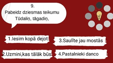 Presentations 'Spēle "Cik daudz tu zini par latviešu kultūru, tradīcijām?"', 18.