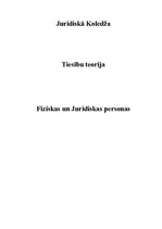 Research Papers 'Fiziskas un juridiskas personas', 1.