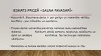 Presentations 'Reālisma laikmetam tipiskais R. Blaumaņa novelē «Salna pavasarī»', 3.