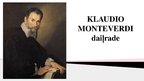 Presentations 'Klaudio Monteverdi', 1.