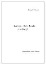 Research Papers 'Latvija 1905.gada revolūcijā', 1.