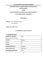 Practice Reports 'Profesionālās kvalifikācijas "Fizioterapeits" prakses atskaite', 114.