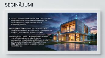 Presentations 'Eiropas direktīva par ēku energoefektivitāti (EPBD) un tās ietekme uz projektēša', 11.