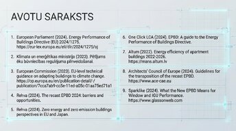 Presentations 'Eiropas direktīva par ēku energoefektivitāti (EPBD) un tās ietekme uz projektēša', 12.