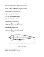 Summaries, Notes 'Lidmašīnas spārna stiprības aprēķins', 7.