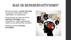 Presentations 'Konservatīvisms', 2.