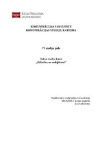 Essays 'Stila figūras Lienes Lindes raksta atspoguļojumā Satori.lv', 1.