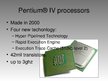 Presentations 'Pentium Processors', 7.