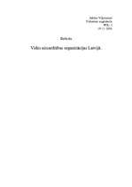 Research Papers 'Vides aizsardzības organizācijas Latvijā', 1.
