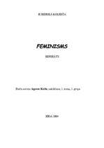 Research Papers 'Feminisms', 1.