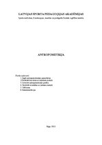 Summaries, Notes 'Antropometrija', 1.