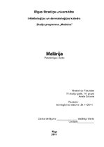 Research Papers 'Malārija', 1.