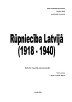 Research Papers 'Rūpniecība Latvijā (1918.-1940.)', 1.