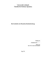 Research Papers 'Die Geschichte der Deutschen Rechtschreibung', 1.