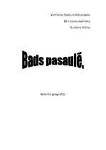 Research Papers 'Bads pasaulē', 1.