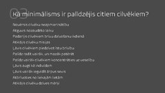 Presentations 'Minimālisms', 6.