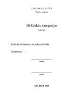 Research Papers '10 Ētiskās kategorijas', 1.