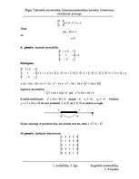 Summaries, Notes 'Matricu un determinantu risinājumi', 5.