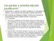 Presentations 'Zaudējumu specifika, paredzamības princips', 16.