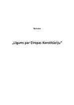 Research Papers 'Līgums par Eiropas Konstitūciju', 1.