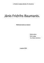 Research Papers 'Jānis Frīdrihs Baumanis', 1.