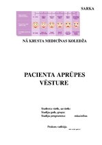 Practice Reports 'Pacienta aprūpes vēsture. Neiroloģija', 1.