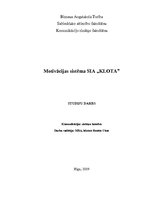 Research Papers 'Motivācijas sistēma SIA "Klota"', 1.
