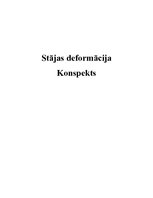 Summaries, Notes 'Stājas deformācija', 1.
