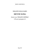 Research Papers 'AS "Rietumu banka"', 1.