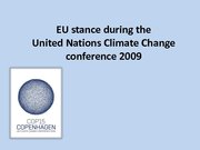 Presentations 'United Nations Climate Change Conference', 1.