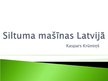 Presentations 'Siltuma mašīnas Latvijā', 1.