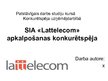 Presentations 'SIA "Lattelecom" apkalpošanas konkurētspēja', 1.