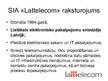 Presentations 'SIA "Lattelecom" apkalpošanas konkurētspēja', 2.