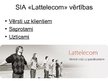 Presentations 'SIA "Lattelecom" apkalpošanas konkurētspēja', 5.