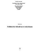 Research Papers 'Polihlorētie bifenili un to toksiskums', 1.