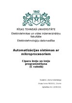 Summaries, Notes 'Automatizācijas sistēmas ar mikroprocesoriem', 10.