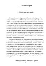 Research Papers 'Anti - Utopias According to Antony Burgess ', 6.