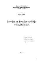 Research Papers 'Latvijas un Somijas nodokļu salīdzinājums', 1.