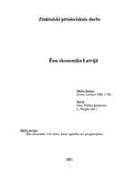 Research Papers 'Ēnu ekonomika Latvijā', 1.