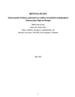 Business Plans 'Saules paneļu tīrīšanas, pārbaudes un ražības uzraudzības pakalpojuma biznesa pl', 1.